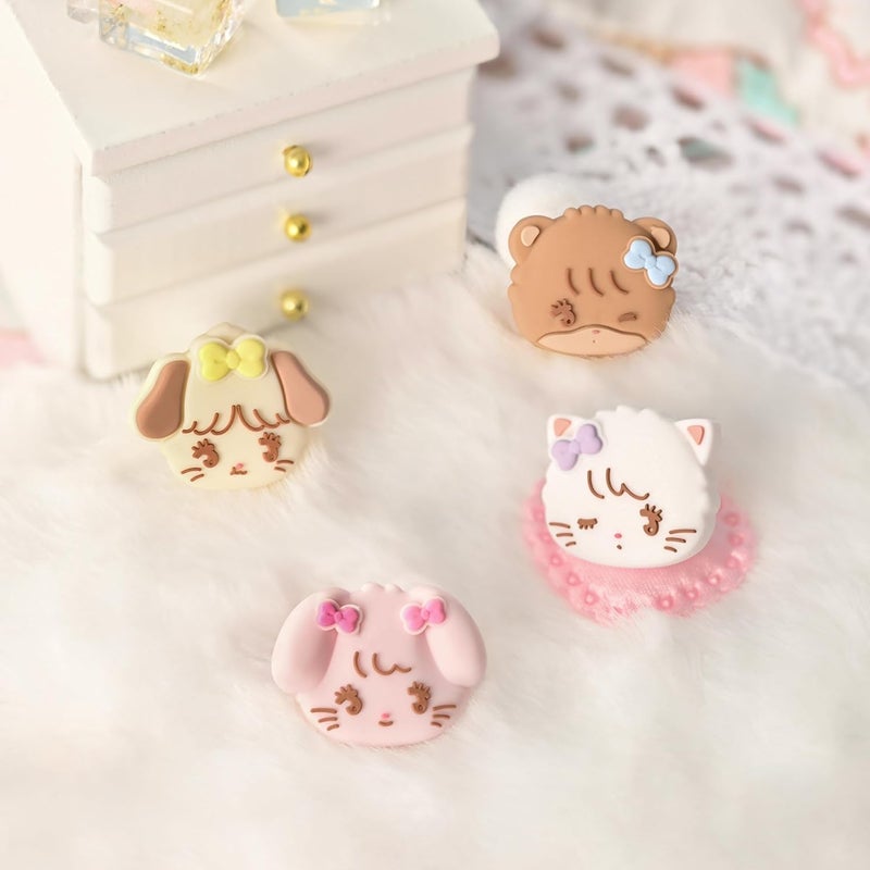 GEEKSHARE 4PCS Switch Thumb Grip Caps,Kawaii Thumbstick Caps,Soft Silicone Joystick Cover Compatible with Switch/OLED/Lite - Mikko Sweet Thoughts - Image 5